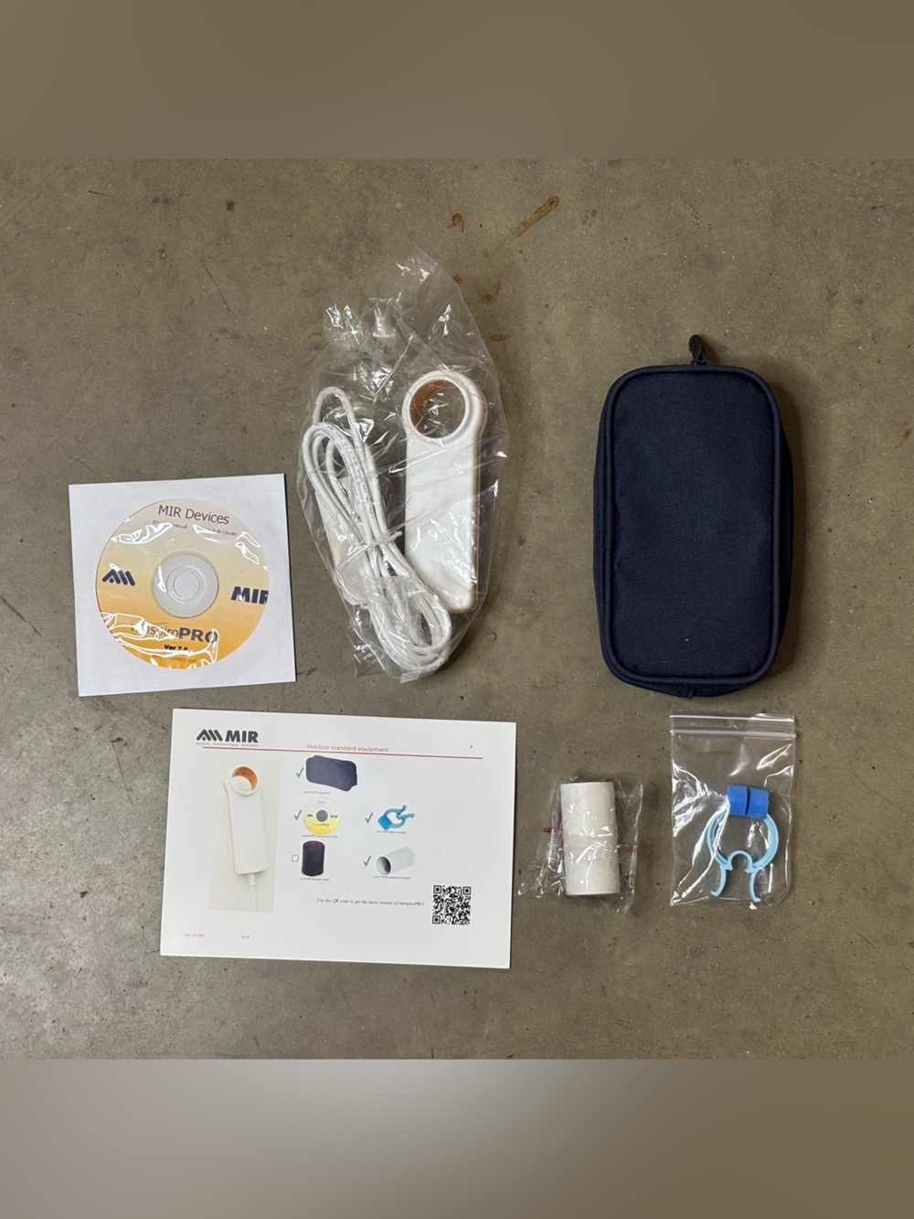 Brand New Mir Minispir Handheld PC-Based Spirometer 911006